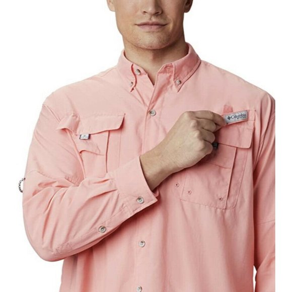 NWT Columbia Bahama II Long Sleeve Sorbet Button - Picture 4 of 8